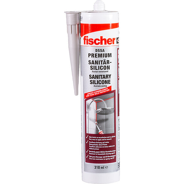 fischer Sanitärsilicon silbergrau DSSA SG